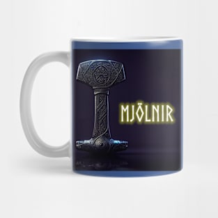 Mighty Mjolnir Thor Hammer Norse Mug